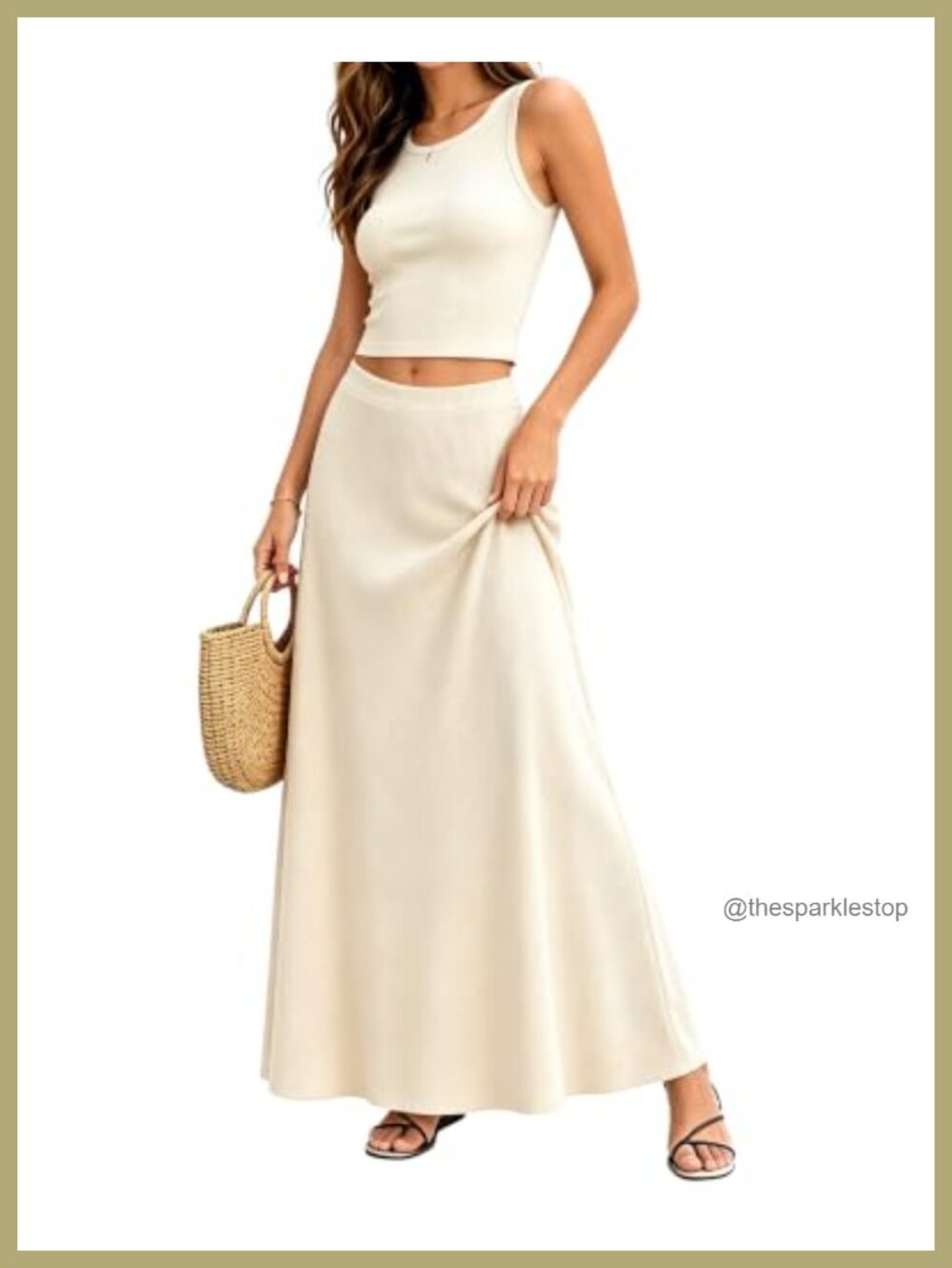 Women's 2-Piece Skirt Set Ribbed Knit Lounge Matching Set